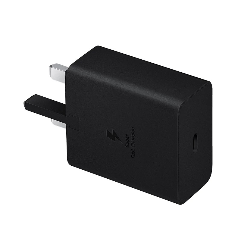 شارژر دیواری سامسونگ مدل EP-TA4510 45W سه پین به همراه کابل تبدیل USB-C با گارانتی ۶ ماه شرکتی