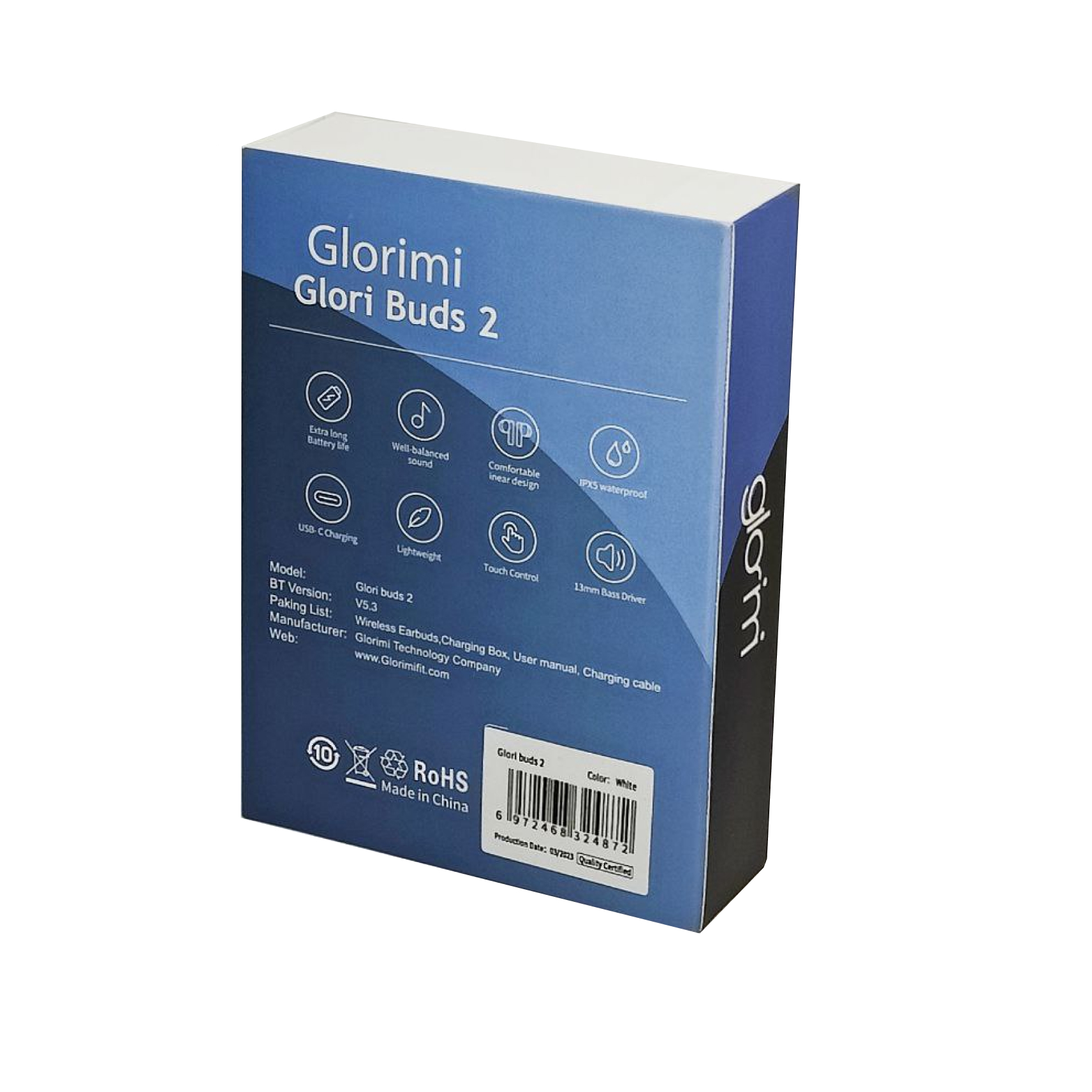 هدفون بی سیم گلوریمی مدل Glori Buds 2 با گارانتی ۱۲ ماه شرکتی
